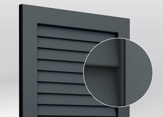 Contraventana ciega de aluminio