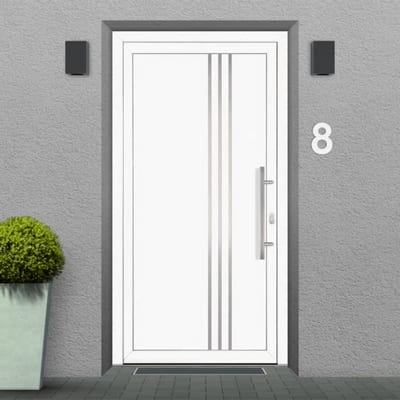 Puerta de entrada de PVC