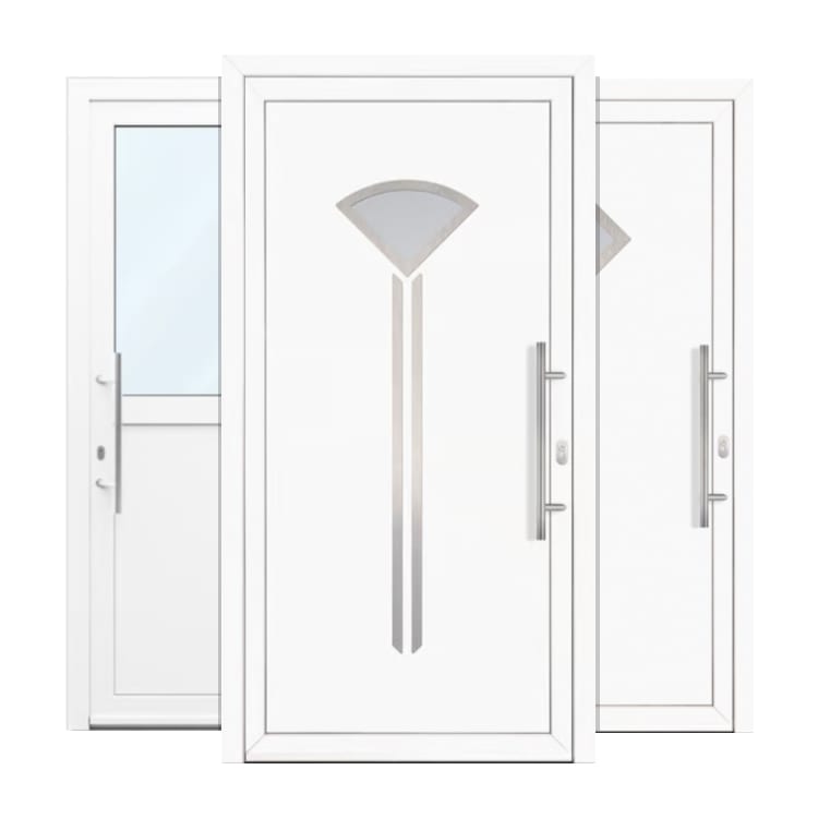 Puerta de entrada de PVC
