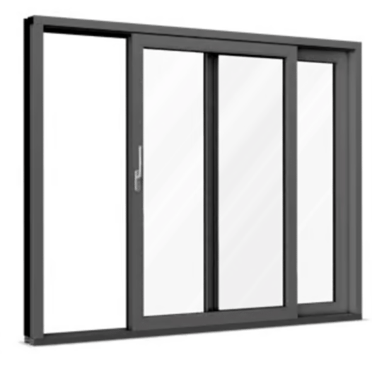 Puerta plegable de aluminio